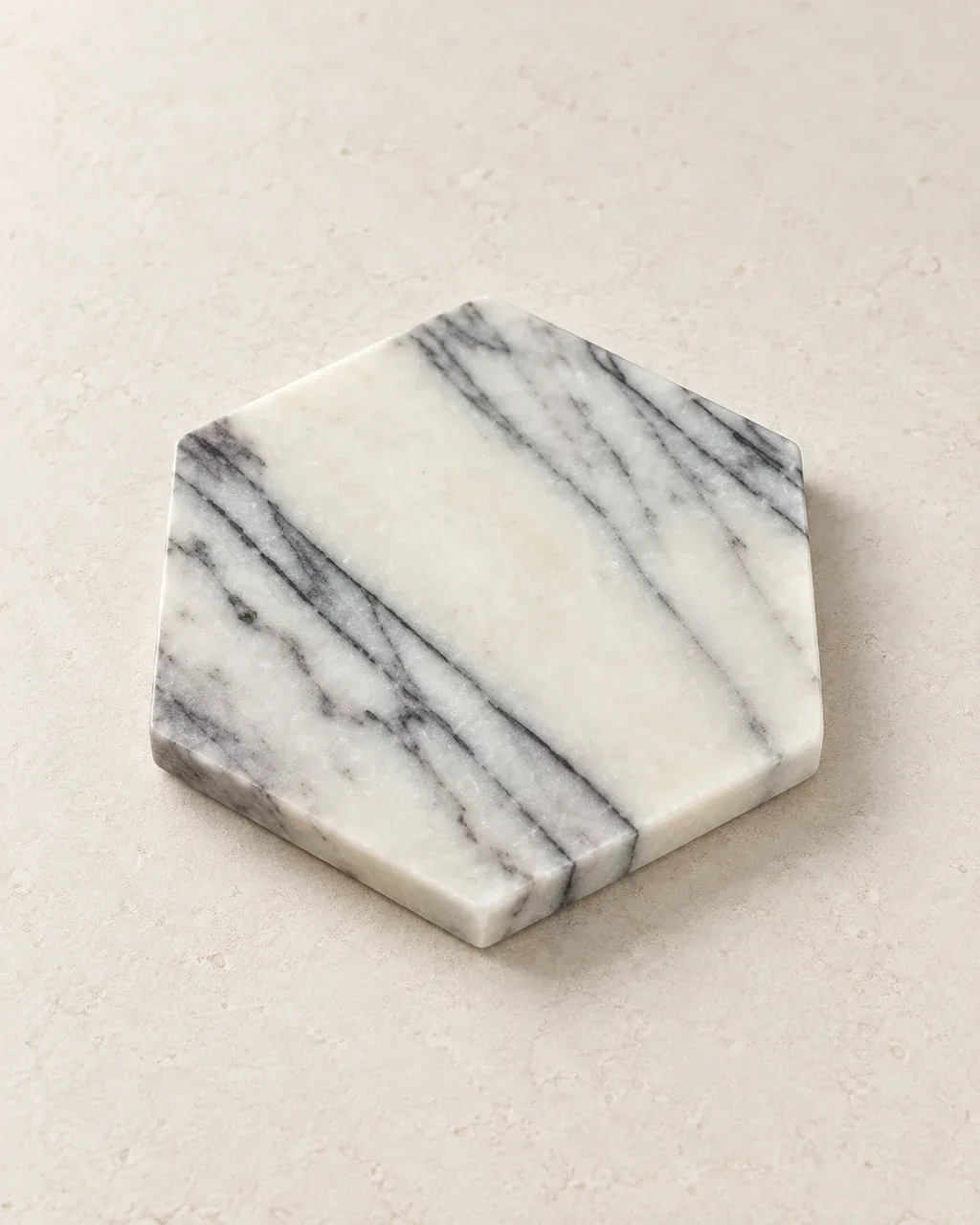 Hexagonal Coaster — Studio rendering